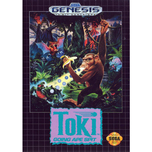 Toki Going Ape Spit - Sega Genesis