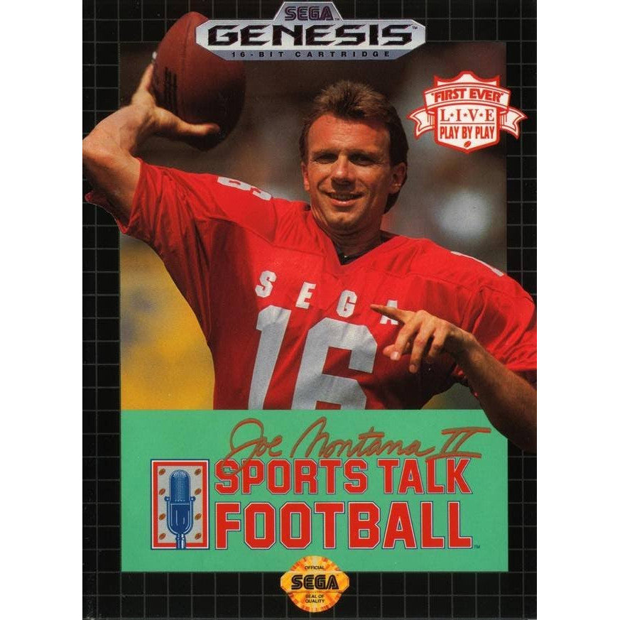 Joe Montana II Sports Talk Football - Sega Genesis