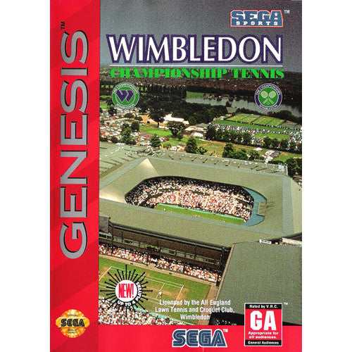 Wimbledon Championship Tennis - Sega Genesis