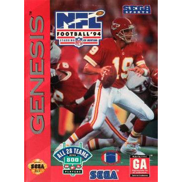 NFL Football '94 Starring Joe Montana - Sega Genesis