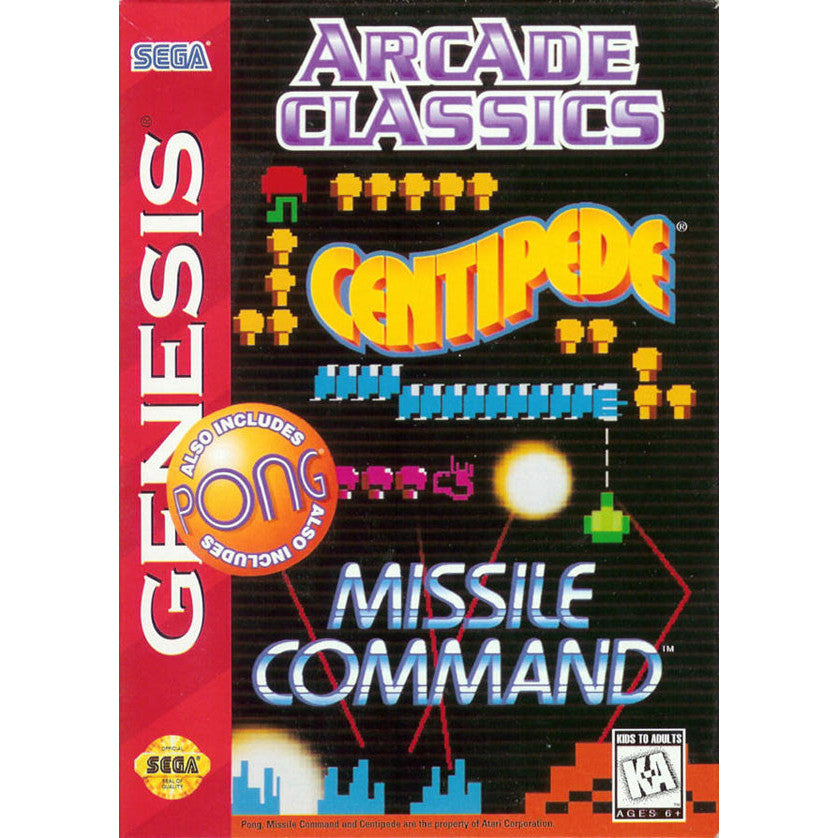 Arcade Classics - Sega Genesis