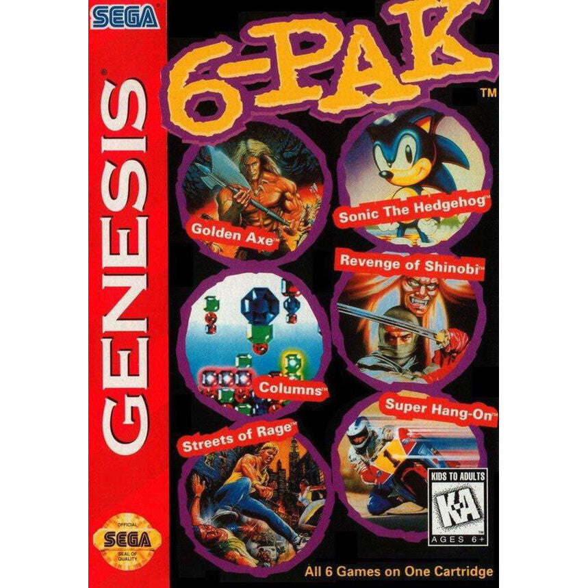 6-Pak - Sega Genesis