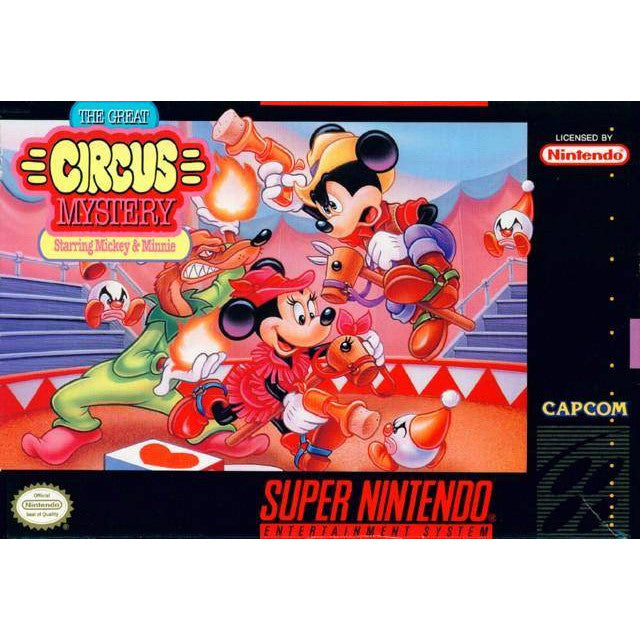 The Great Circus Mystery Starring Mickey and Minnie - Super Nintendo