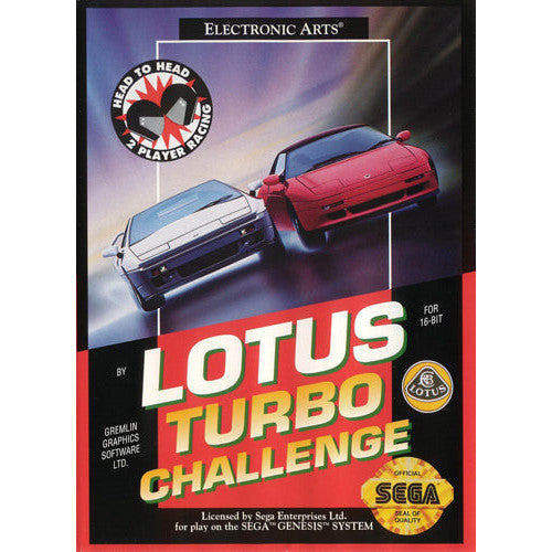 Lotus Turbo Challenge - Sega Genesis