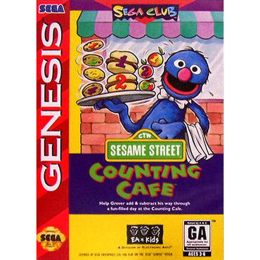 Sesame Street Counting Cafe - Sega Genesis