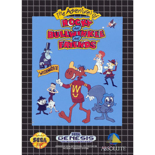 The Adventures of Rocky and Bullwinkle and Friends - Sega Genesis