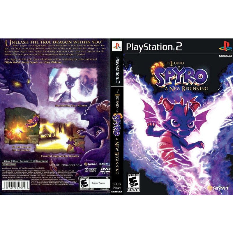 Legend of Spyro A New Beginning - Playstation 2