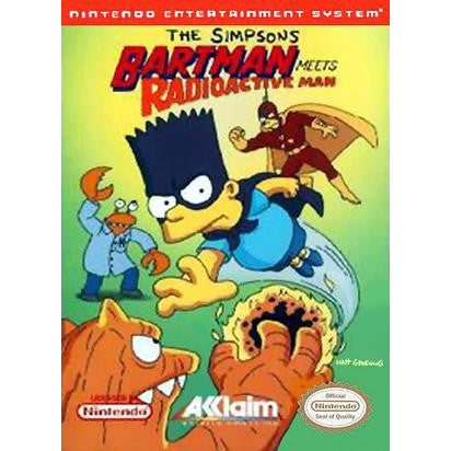 The Simpsons Bartman Meets Radioactive Man - NES