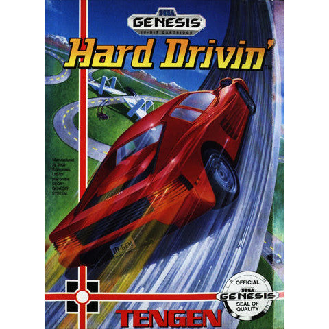 Hard Drivin - Sega Genesis