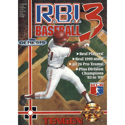 RBI Baseball 3 - Sega Genesis