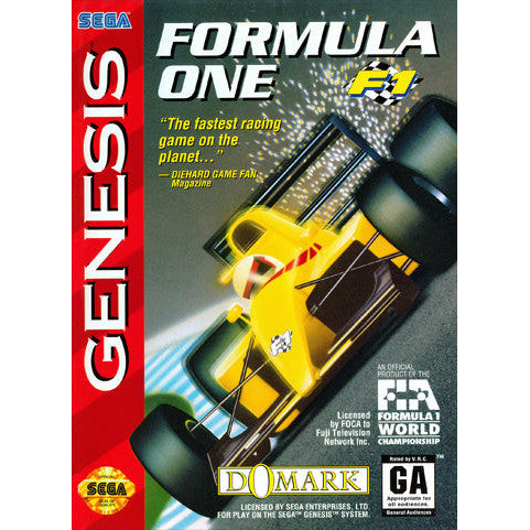 Formula One F1 - Sega Genesis