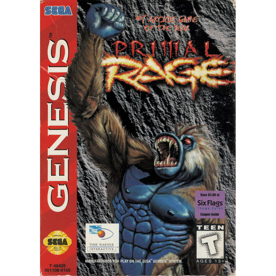 Primal Rage - Sega Genesis