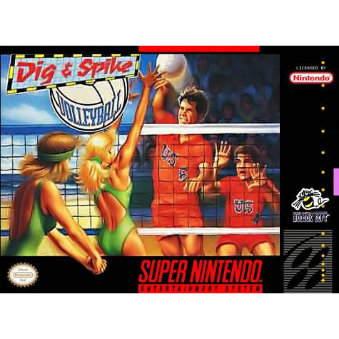 Dig and Spike Volleyball - Super Nintendo