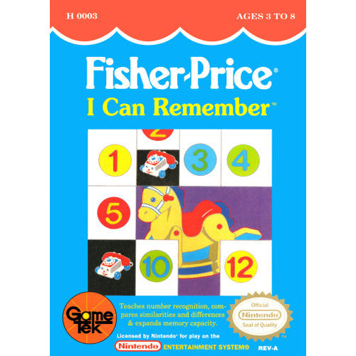 Fisher Price I Can Remember - NES