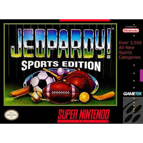 Jeopardy Sports Edition - Super Nintendo