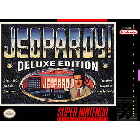 Jeopardy Deluxe Edition - Super Nintendo