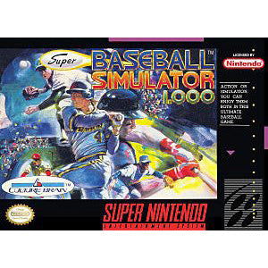 Super Baseball Simulator 1.000 - Super Nintendo