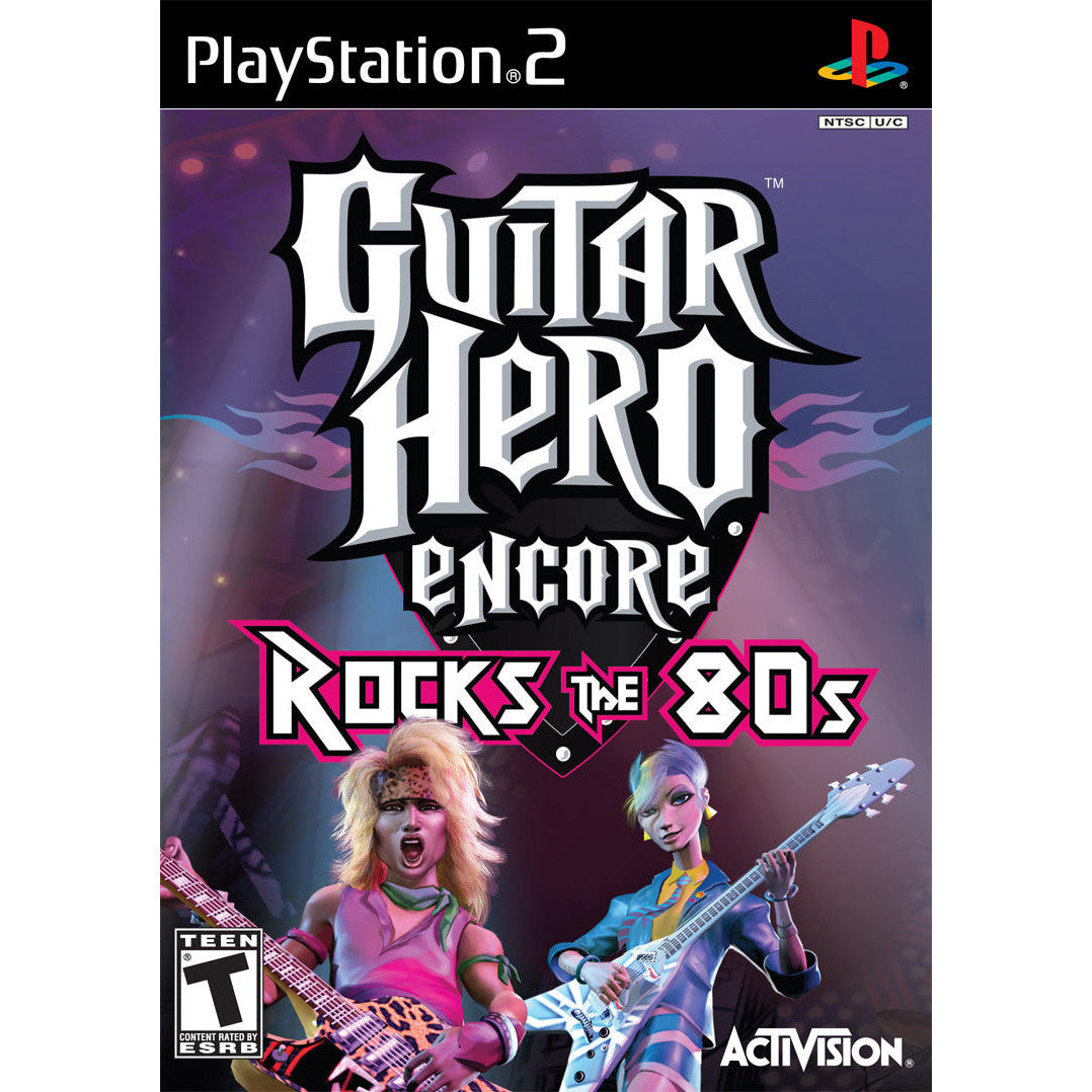 Guitar Hero Encore Rocks the 80's - Playstation 2