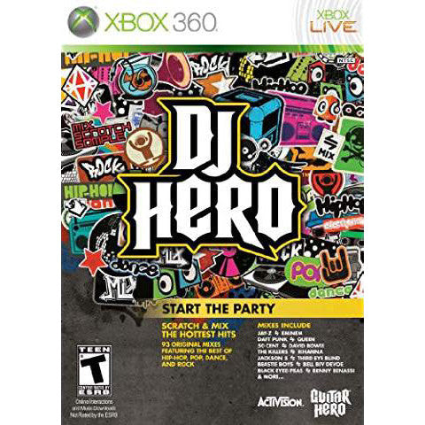 DJ Hero (game only) - Xbox 360