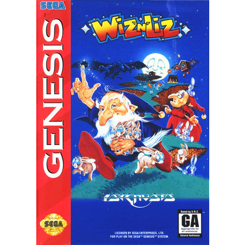 Wiz 'n' Liz - Sega Genesis