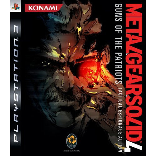 Metal Gear Solid 4 Guns of the Patriots - Playstation 3