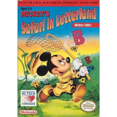 Mickey's Safari in Letterland - NES