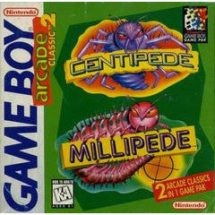 Arcade Classic 2: Centipede and Millipede - GameBoy