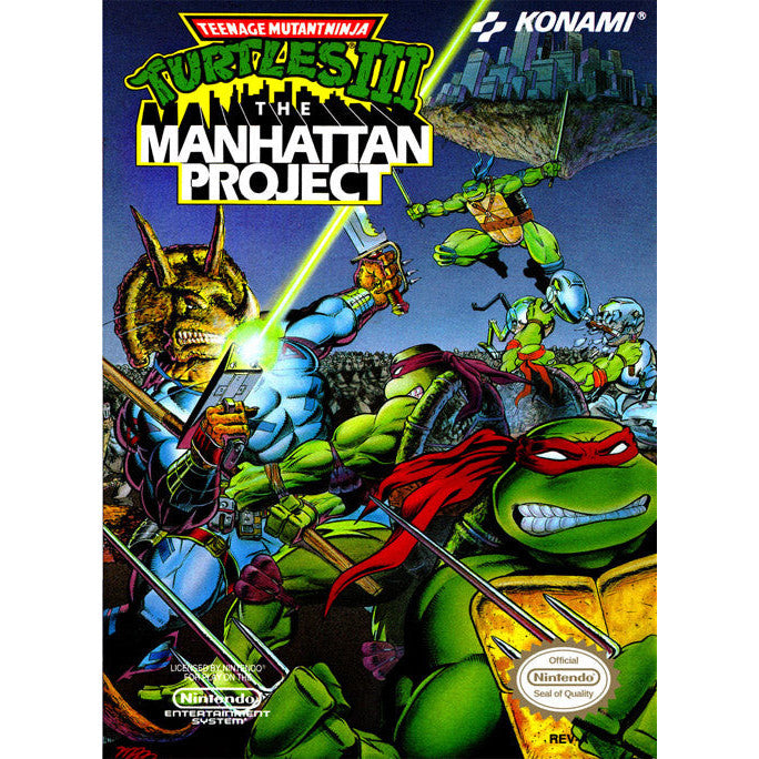 Teenage Mutant Ninja Turtles III The Manhattan Project - NES