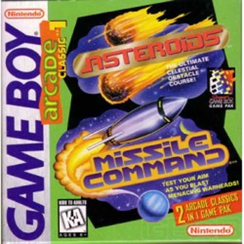 ARCADE CLASSIC 1 ASTEROIDS & MISSILE COMMAND (used)