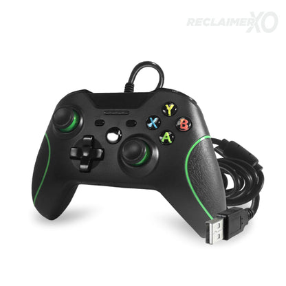 XBOX ONE WIRED CONTROLLER BLACK (OLDSKOOL) - Controllers