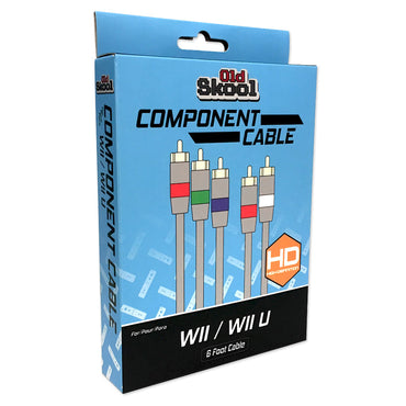 WII/WIIU COMPONENT CABLE (OLDSKOOL) - Video Cables