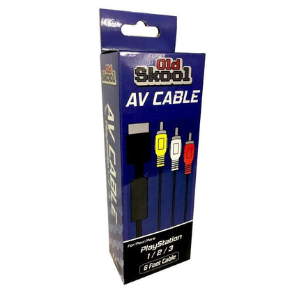 PS1/PS2/PS3 AV CABLE (OLDSKOOL) - Video Cables