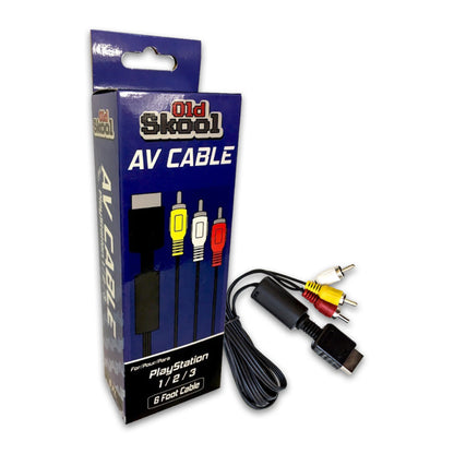 PS1/PS2/PS3 AV CABLE (OLDSKOOL) - Video Cables