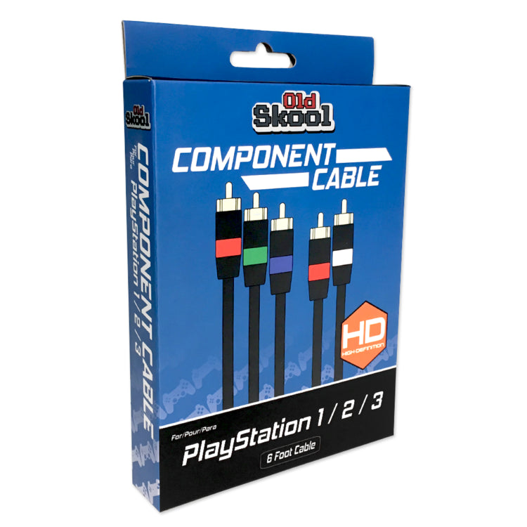 PS1/PS2/PS3 COMPONENT CABLE (OLDSKOOL) - Video Cables