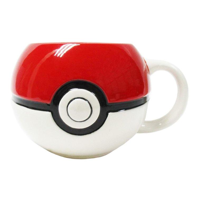 Pokeball 12oz Sculpted Mug - Drinkware