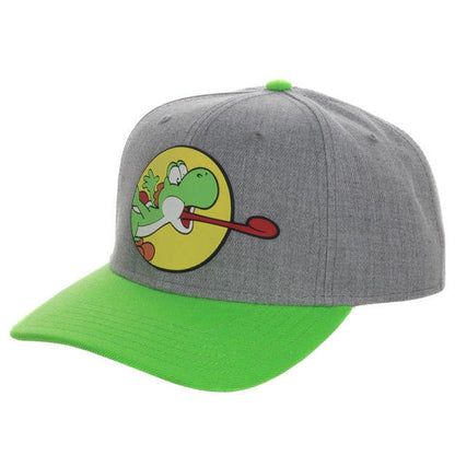 SUPER MARIO YOSHI CURVED BILL SNAPBACK - Hats