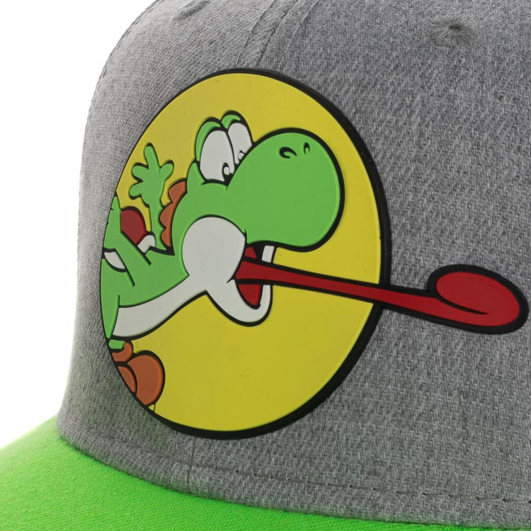 SUPER MARIO YOSHI CURVED BILL SNAPBACK - Hats