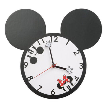 DISNEY MICKEY & MINNIE MOUSE SHAPED WALL CLOCK - Clocks