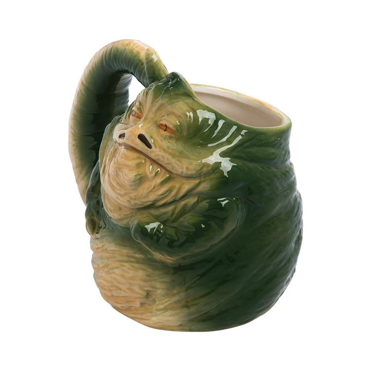 STAR WARS JABBA THE HUTT 20 OZ. SCULPTED CERAMIC MUG - Drinkware