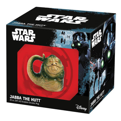 STAR WARS JABBA THE HUTT 20 OZ. SCULPTED CERAMIC MUG - Drinkware