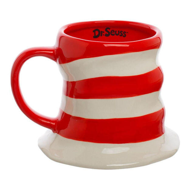 DR. SEUSS CAT IN THE HAT 16 OZ. SCULPTED CERAMIC MUG - Drinkware