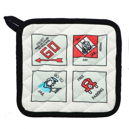 MONOPOLY BOARD CORNERS POT HOLDER - Misc.