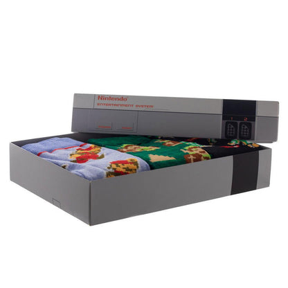 SUPER MARIO & ZELDA 3 PAIR CREW BOX SET - Socks