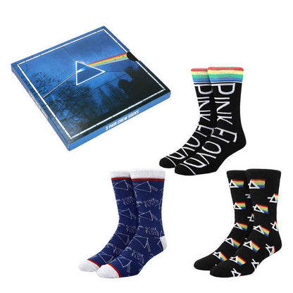 PINK FLOYD ICON 3 PAIR CREW BOX SET - Socks