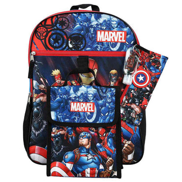 MARVEL UNIVERSE 6 PC BACKPACK SET - Backpacks