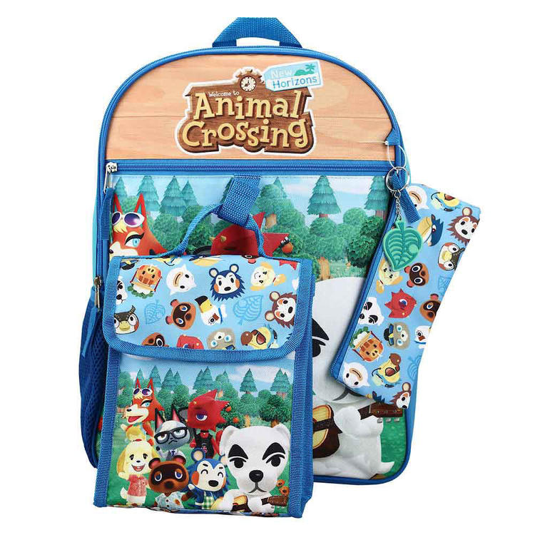 ANIMAL CROSSING CHARACTER 5 PC. BACKPACK SET - Backpacks