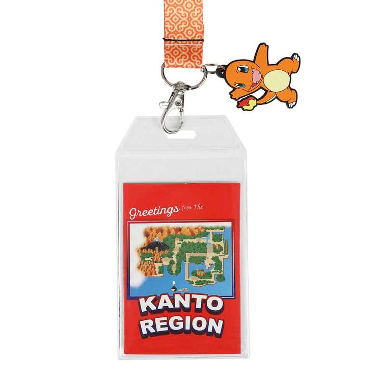 POKEMON FACES CHARMANDER KANTO REGION LANYARD - Lanyards