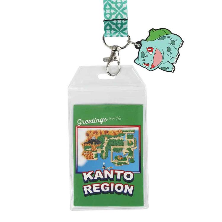 POKEMON BULBASAUR KANTO REGION AOP LANYARD - Lanyards