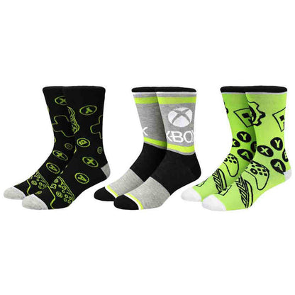 XBOX 3 PAIR CREW SOCKS - Socks