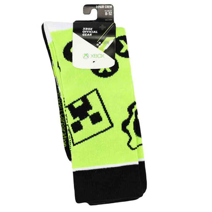 XBOX 3 PAIR CREW SOCKS - Socks